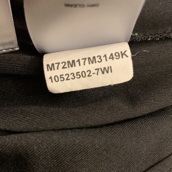 Nine West Color Block 3/4 Sleeve Sheath Dress - Black Blue & White 6 - Picture 5 of 5